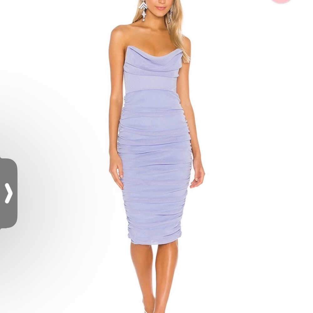 REVOLVE Lilac Strapless Dress
